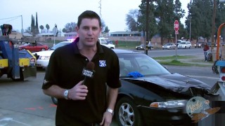 Alex Chance in “Homeless Hitchhiker”